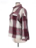 Shein 100% Polyester Plaid Burgundy Jacket Size XL - photo 5