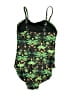 Old Navy Tropical Green One Piece Swimsuit Size 6 - 7 - photo 2