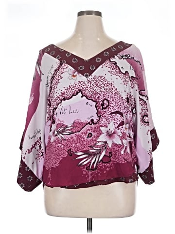 White House Black Market 3/4 Sleeve Blouse (view 1)