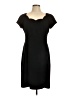 Virgo 100% Polyester Solid Black Cocktail Dress Size 10 - photo 1