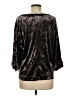 Supplies Black Long Sleeve Blouse Size M - photo 2
