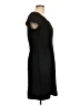 Virgo 100% Polyester Solid Black Cocktail Dress Size 10 - photo 4
