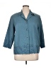 Alfred Dunner 100% Polyester Teal 3/4 Sleeve Blouse Size 16 - photo 1