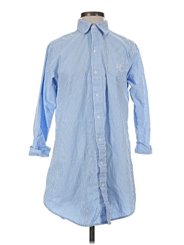 Lauren by Ralph Lauren 3/4 Sleeve Button-Down Shirt (view 1)