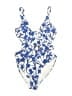 Hutch Floral Blue One Piece Swimsuit Size XL - photo 1