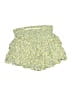 No Comment 100% Rayon Floral Green Skort Size L - photo 1