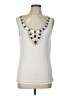 Elementz Ivory Sleeveless Blouse Size L - photo 1