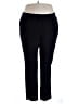 D&Co. Solid Black Casual Pants Size 2X - photo 1
