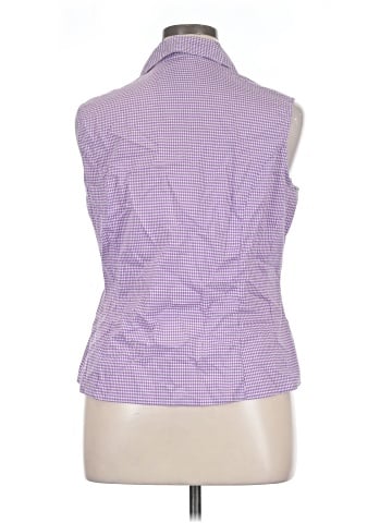 Riders by Lee Sleeveless Button-Down Shirt (view 2)