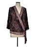 DressBarn 100% Polyester Black Kimono Size L - photo 1