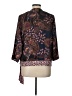 DressBarn 100% Polyester Black Kimono Size L - photo 2