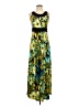 Susan Lawrence Tropical Yellow Green Casual Dress Size XS - photo 1