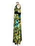 Susan Lawrence Tropical Yellow Green Casual Dress Size XS - photo 5