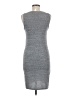 Tildon Solid Gray Casual Dress Size M - photo 2