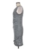 Tildon Solid Gray Casual Dress Size M - photo 5