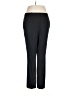 Pure Collection Solid Black Wool Pants Size 12L - photo 1
