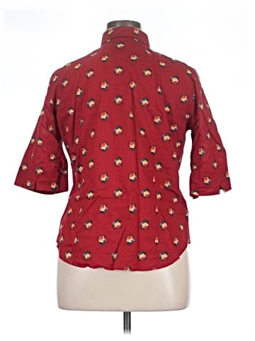 Lauren by Ralph Lauren 3/4 Sleeve Button-Down Shirt (view 2)