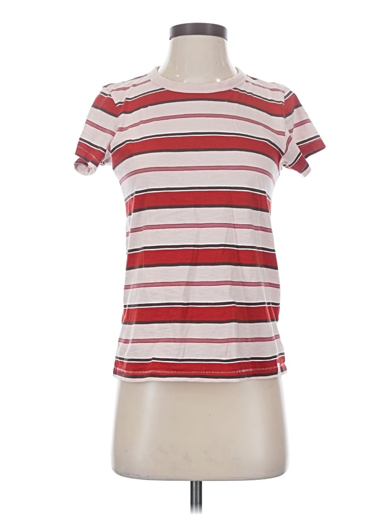 Pre-owned Rag & Bone Short Sleeve T-shirt In Red