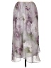 Unbranded 100% Polyester Floral Purple Casual Skirt Size 16 - photo 1