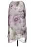 Unbranded 100% Polyester Floral Purple Casual Skirt Size 16 - photo 2