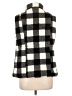 Arden B. 100% Polyester Checkered-gingham Black Coat Size L - photo 2
