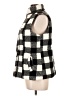 Arden B. 100% Polyester Checkered-gingham Black Coat Size L - photo 5