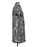 Zara Basic 100% Linen Animal Print Silver Casual Dress Size S - photo 4