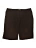 Notations Solid Brown Shorts Size 20 - photo 1