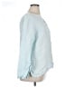L.L.Bean 100% Linen Blue Long Sleeve Blouse Size XL - photo 4