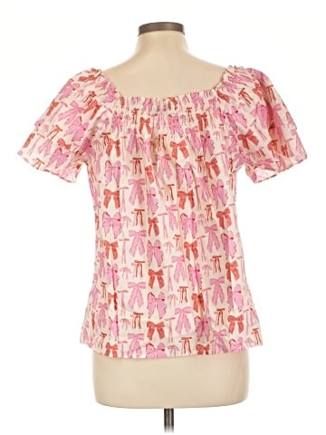 She + Sky Short Sleeve Blouse (view 2)