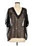 ASOS Black 3/4 Sleeve Blouse Size 6 - photo 1