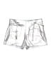 Maje 100% Sheepskin Metallic Silver Shorts Size EU (FR) 42 / US 10 - photo 1