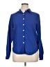 Unbranded 100% Polyester Blue Long Sleeve Blouse Size XL - photo 1