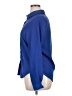 Unbranded 100% Polyester Blue Long Sleeve Blouse Size XL - photo 5