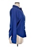 Unbranded 100% Polyester Blue Long Sleeve Blouse Size XL - photo 4