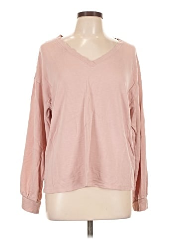 Ann Taylor Factory Long Sleeve T-Shirt (view 1)