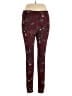 Lularoe Floral Burgundy Casual Pants Size 1X (Tall & Curvy) - photo 1