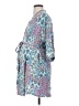 Motherhood 100% Rayon Teal Pink Kimono Size Sm Maternity - photo 5
