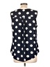 Pixley 100% Polyester Polka Dots Blue Sleeveless Blouse Size L - photo 2