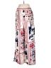 Maeve 100% Viscose Graphic Ivory Casual Pants Size Med Petite - photo 2