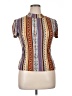 One Step Up Brown Short Sleeve Turtleneck Size XL - photo 1
