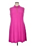 MSK Solid Pink Casual Dress Size XL - photo 1
