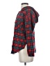 Lucca Couture 100% Rayon Plaid Red Jacket Size S - photo 5