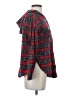 Lucca Couture 100% Rayon Plaid Red Jacket Size S - photo 4