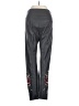 Lyssé 100% Polyurethane Silver Casual Pants Size S - photo 2