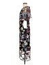 JS Collections 100% Polyester Floral Black Cocktail Dress Size 6 - photo 5