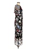 JS Collections 100% Polyester Floral Black Cocktail Dress Size 6 - photo 4