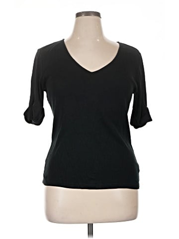 Lauren by Ralph Lauren 3/4 Sleeve T-Shirt (view 1)