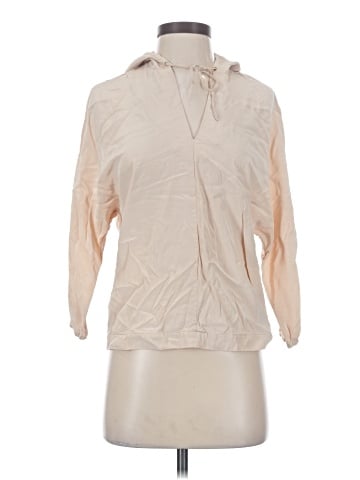Tibi 3/4 Sleeve Silk Top (view 1)