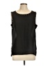 Dex 100% Polyester Black Sleeveless Blouse Size L - photo 1
